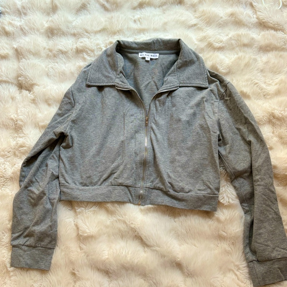 SOLD Revolve zip sweater